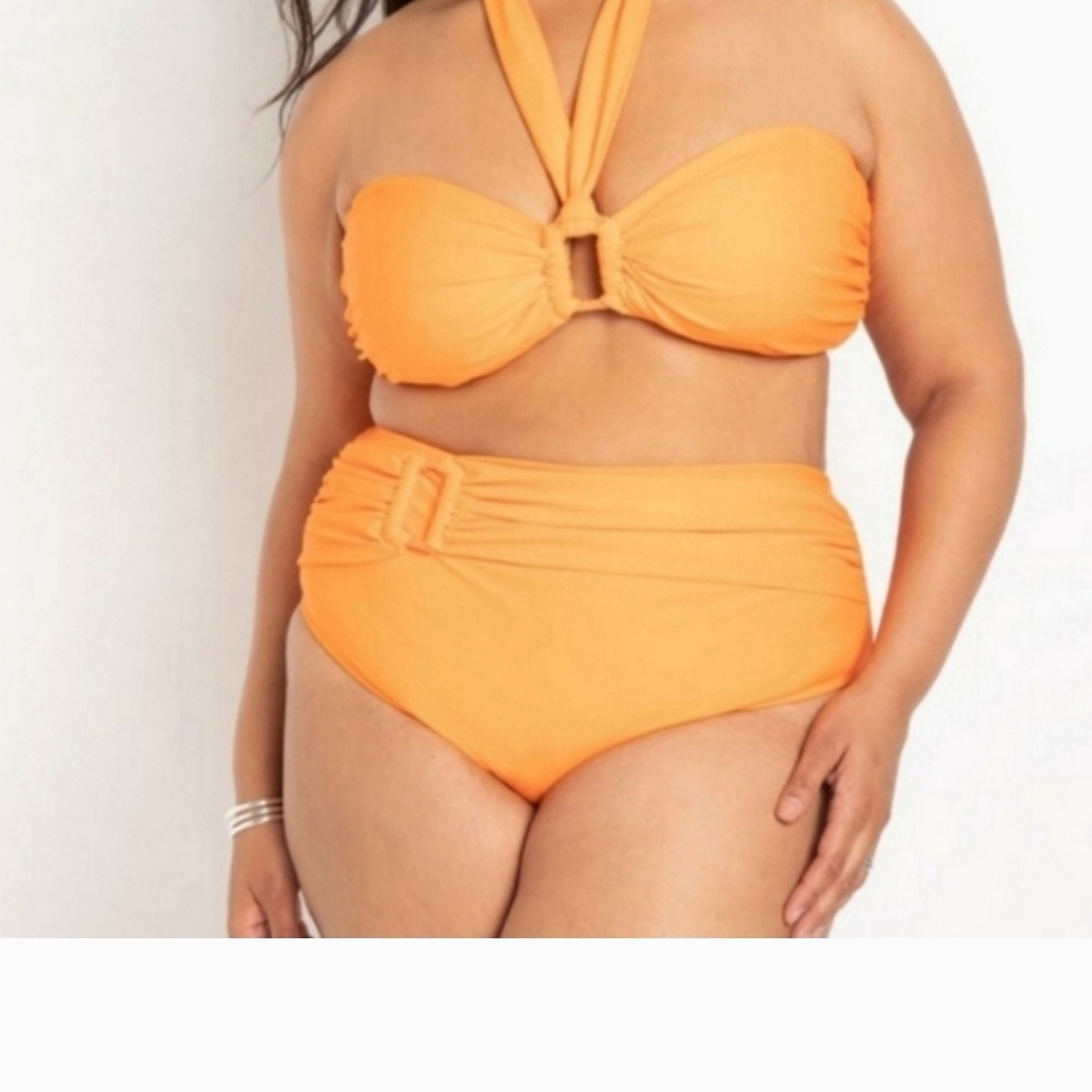 Eloquii Orange Bikini Set